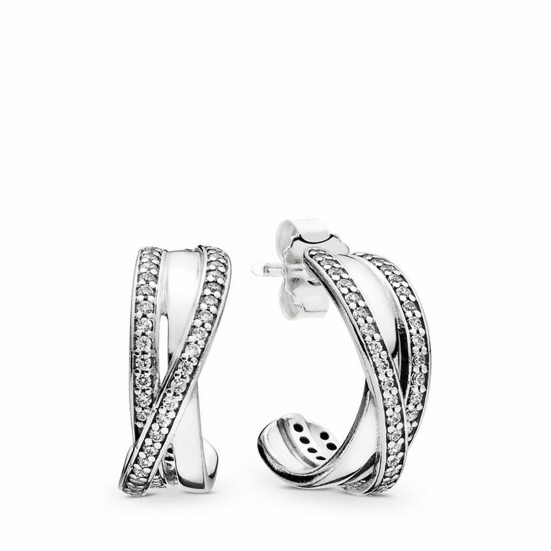 pandora rope earrings